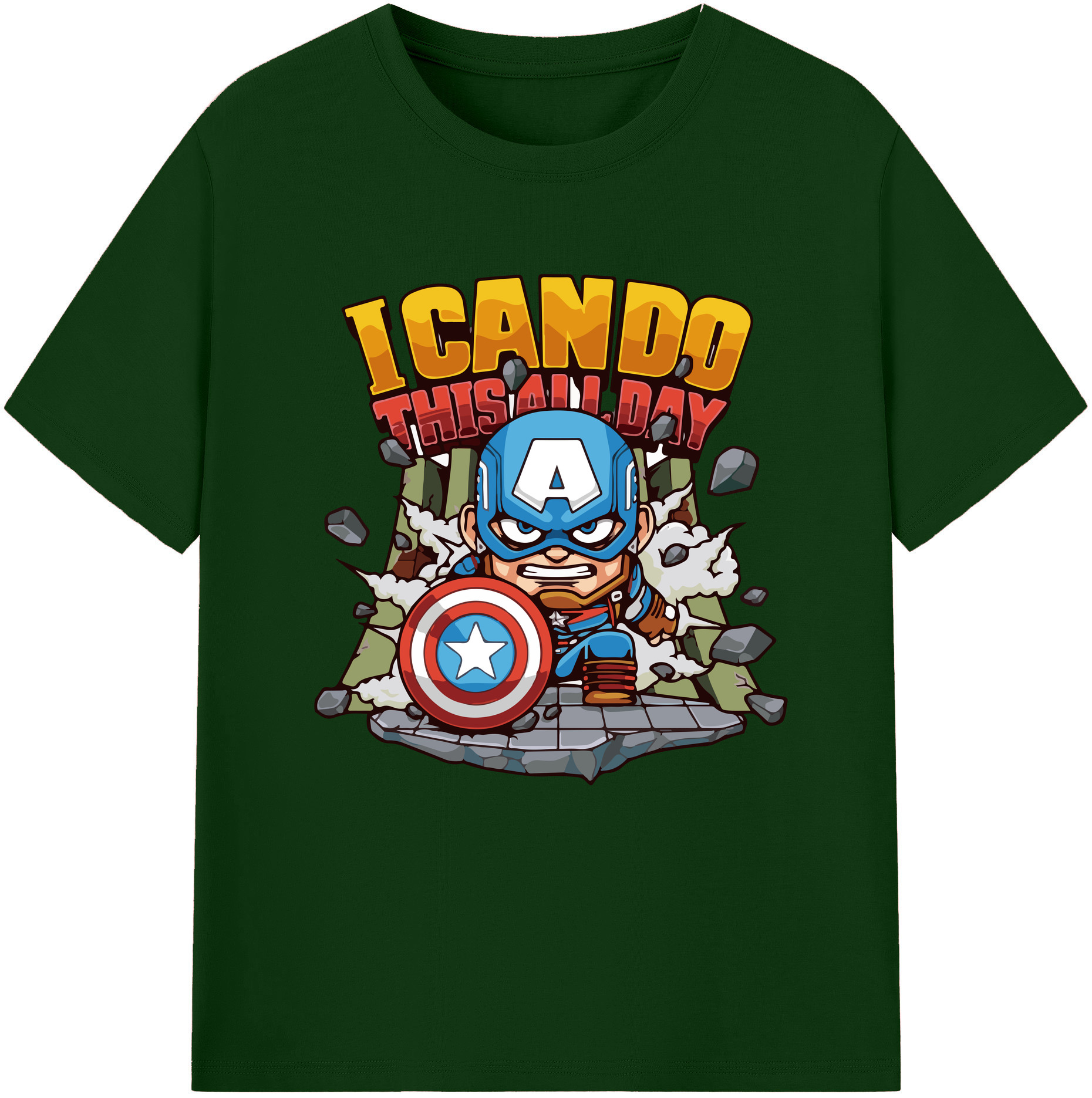 （画像用） アベンジャーズ The Avengers 綿100％半袖Tシャツ（フロントプリント）